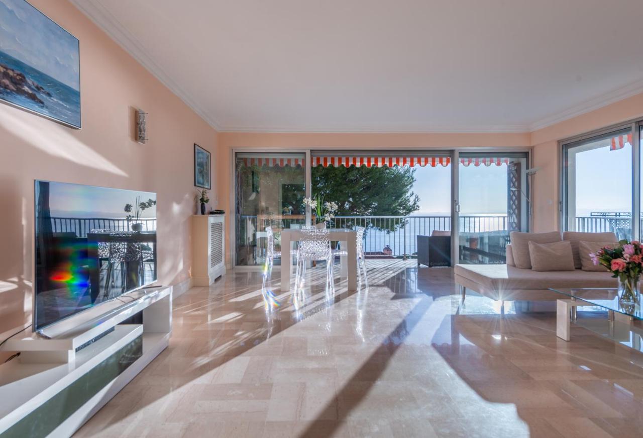 Апартаменты Prestige Mont Boron -Terrace -Sea View -2Br Ницца Экстерьер фото